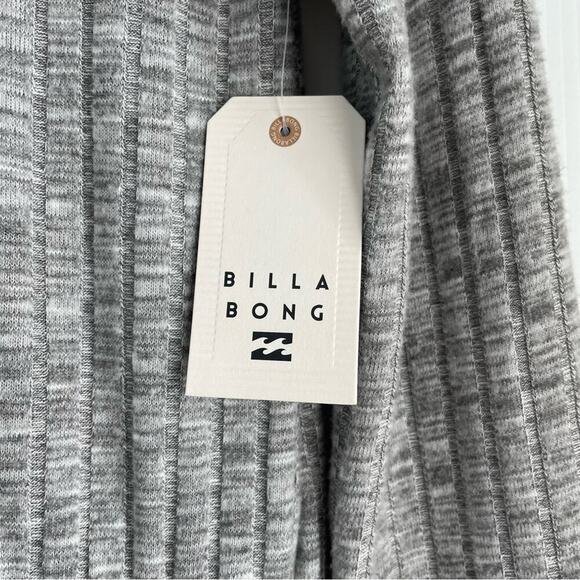 🆕 Billabong always lounging long sleeve soft and comfy grey dress NWT size xs - Picture 4 of 13